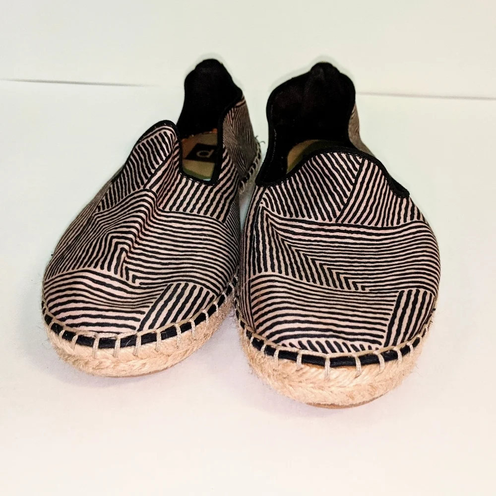 DV Dolce Vita Ollie Striped Espadrille Flats - Picture 2 of 7
